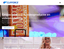Tablet Screenshot of clipforce.nl